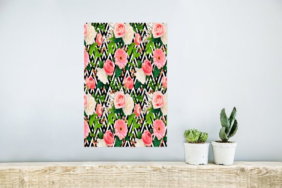 Affiche Fleurs - Roses - Rose - 20x30 cm