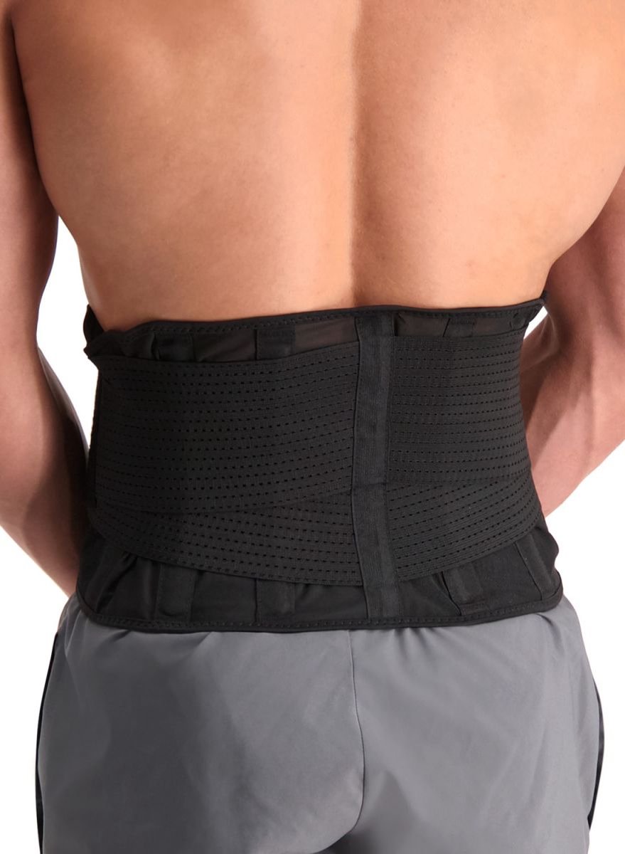 Dunimed Premium Rugbrace Onderrug - Rugbrace met Baleinen - Lichtgewicht Rugcorrector - Houding Correctie - Rugsteun - Rugband - Zwart - XL