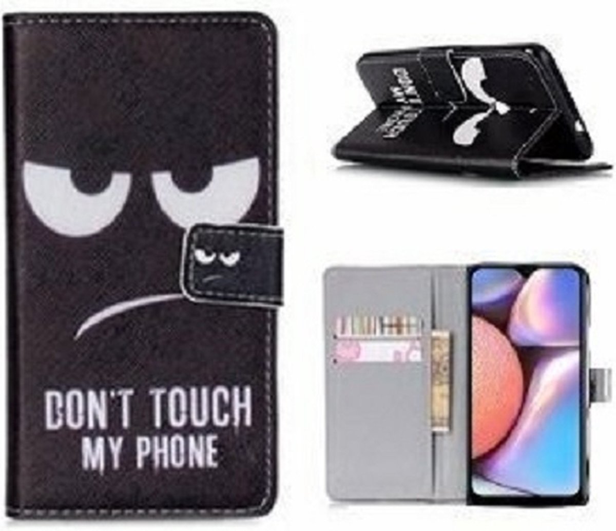 Samsung A10s Hoesje Met Pasjeshouder Bookcase My Phone Print
