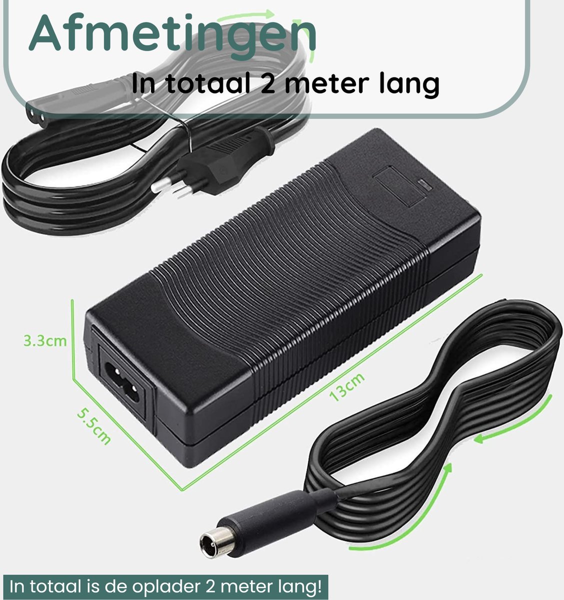 Chargeur Universel Pour Trottinette électrique - MDA - Compatible Segway, Xiaomi, Lime, Bird
