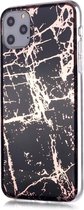 iPhone 11 Pro Max Hoesje - Marble Design - Black Gold