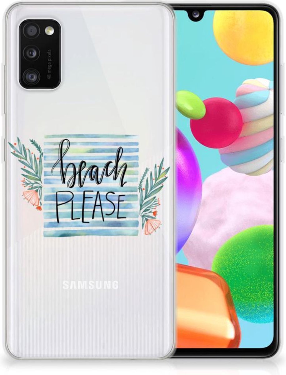 Samsung Galaxy A41 Telefoonhoesje met Naam Boho Beach