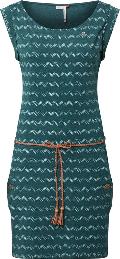 Ragwear jurk zig zag Donkergroen Xl 42 bol