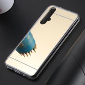 Ultradunne galvaniseren spiegel acryl TPU beschermende achterkant van de behuizing voor Huawei Honor 20 (goud)