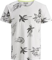 Jack & Jones - JORJASKIN TEE SS CREW NECK BLK - Cloud Dancer - Mannen - Maat S