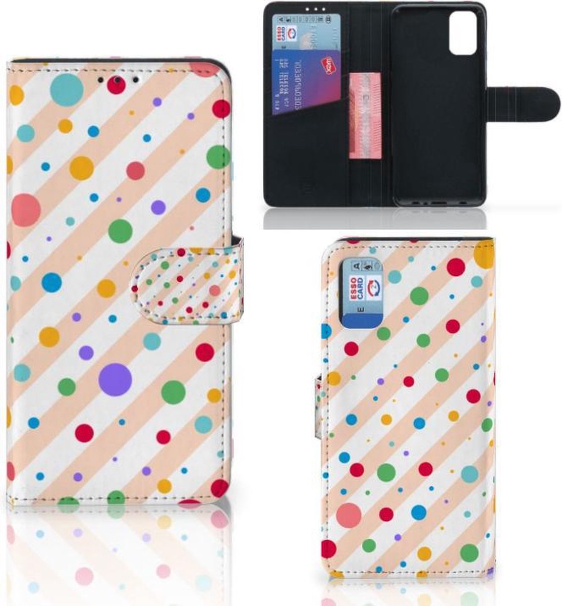 Samsung Galaxy A41 Telefoon Hoesje Dots