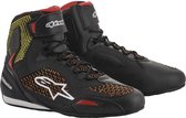 Alpinestars Faster-3 Rideknit Black Yellow Red Motorcycle Shoes 8