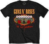 Guns N' Roses Heren Tshirt -2XL- Welcome To The Jungle Zwart