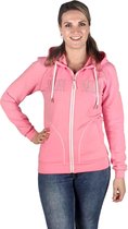 BJØRNSON Hooded Sweatvest 4 Seizoenen Dames Roze - Maat 46 - NOOR