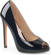 SEXY-42 (EU 41,5 = US 11) 5 Heel, 1/4 PF Peep Toe Pump