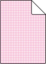 Proefstaal ESTAhome behang fijne stippen licht roze - 115705 - 26,5 x 21 cm