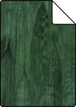 Proefstaal ESTAhome behangpapier bladeren emerald groen - 138988 - 26,5 x 21 cm
