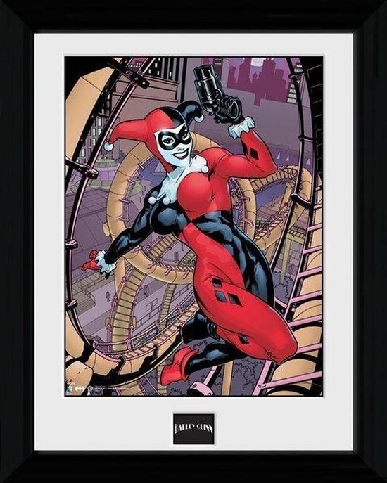 BATMAN - Imprimé Collector 30X40 - Batman Harley Quinn