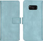 iMoshion Hoesje Geschikt voor Samsung Galaxy S8 Hoesje Met Pasjeshouder - iMoshion Luxe Bookcase - Lichtblauw