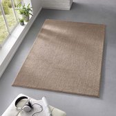 Effen vloerkleed Qualis - taupe 280x380 cm