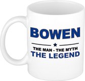 Bowen The man, The myth the legend cadeau koffie mok / thee beker 300 ml