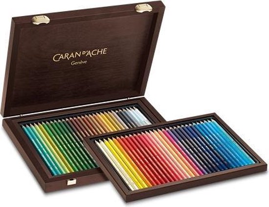 Caran d-Ache Caran d’Ache Supracolor Holzkoffer kleurpotlood