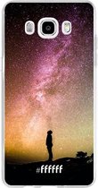 Samsung Galaxy J5 (2016) Hoesje Transparant TPU Case - Watching the Stars #ffffff