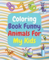 coloring book funny animals for my kids