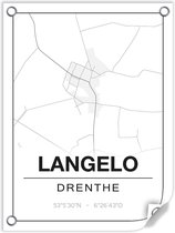 Tuinposter LANGELO (Drenthe) - 60x80cm
