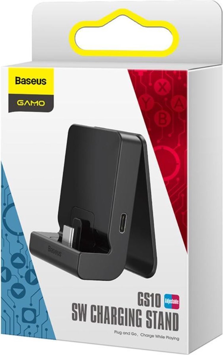 Baseus Nintendo Switch Charging Stand - 18W - GS10 - zwart