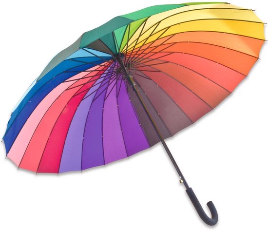 Free And Easy Paraplu Piove Automatisch Krom Handvat 98 Cm