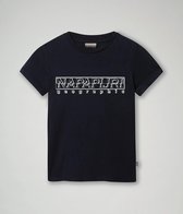 Napapijri K Soli Ss Sum Blu Marine Jongens T-shirt - Maat 140