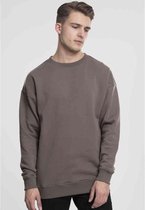 Urban Classics Sweater/trui -S- Basic Crew Bruin/Groen