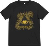 Urban Classics Kinder Tshirt -Kids 110- Third Eye Zwart