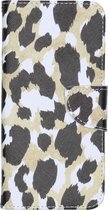 Design Softcase Booktype Nokia 2.3 hoesje - Panter Zwart