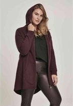 Urban Classics Vest met capuchon -3XL- Sweat Parka Bordeaux rood