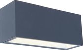 LUTEC Gemini Wandlamp voor buiten - Large - LED - 4000K - Donkergrijs