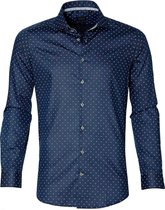 Nils Overhemd - Slim Fit - Blauw - XXL