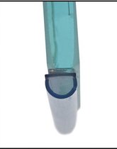 Douchedeurafdichting / douchestrip zelfklevend met balg voor 8mm glas