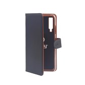 Celly - Samsung Galaxy A7 (2018) - Wally Bookcase Black - Openklap Hoesje Samsung Galaxy A7 - Samsung Case Black