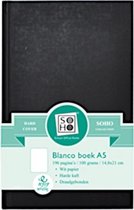 Soho Dummyboek Blanco A5 14,8 X 21 Cm Papier Zwart
