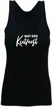 Wat een kutfeest dames top XXL