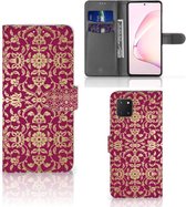 Telefoonhoesje met foto Geschikt voor Samsung Note 10 Lite Bookcase Cadeautips Barok Pink