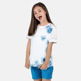 Regatta - Kid's Alvardo V Graphic T-Shirt - Outdoorshirt - Kinderen - Maat 7-8 Jaar - Wit