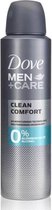 Dove - Deodorant without Aluminum for Men Clean Comfort (Alu Free Deodorant) 150 ml (M)