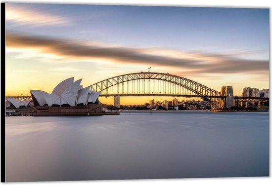 Dibond –Royal Botanic Gardens - Sydney – 120x80 Foto op Aluminium (Wanddecoratie van metaal)