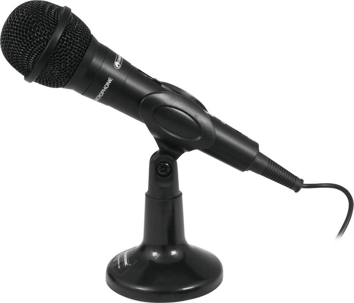 Ontmoedigen resterend Pas op Omnitronic microfoon voor pc ucb - met statief en kabel - M-22 podcast  microfoonset | bol.com
