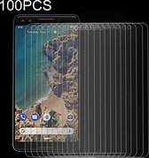 100 stuks 9H 2,5D gehard glasfilm voor Google Pixel 3