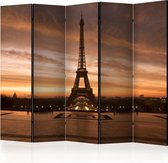 Kamerscherm - Scheidingswand - Vouwscherm - Evening Colours of Paris II [Room Dividers] 225x172 - Artgeist Vouwscherm