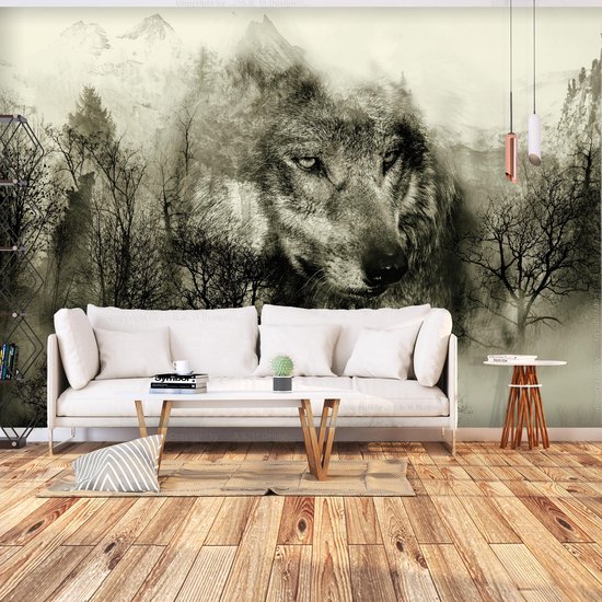 Papiers Peints - Papiers Peints - Papiers Peints - Mountain Predator (Beige) 250x175 - Artgeist
