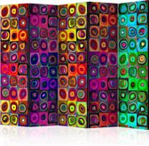 Kamerscherm - Scheidingswand - Vouwscherm - Colorful Abstract Art II [Room Dividers] 225x172 - Artgeist Vouwscherm