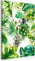 Schilderijen Op Canvas - Schilderij - Tropical Shadow (1 Part) Vertical 40x60 - Artgeist Schilderij