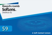 Soflens 59 Month -3.75 - 6 pcs - Lentilles de contact