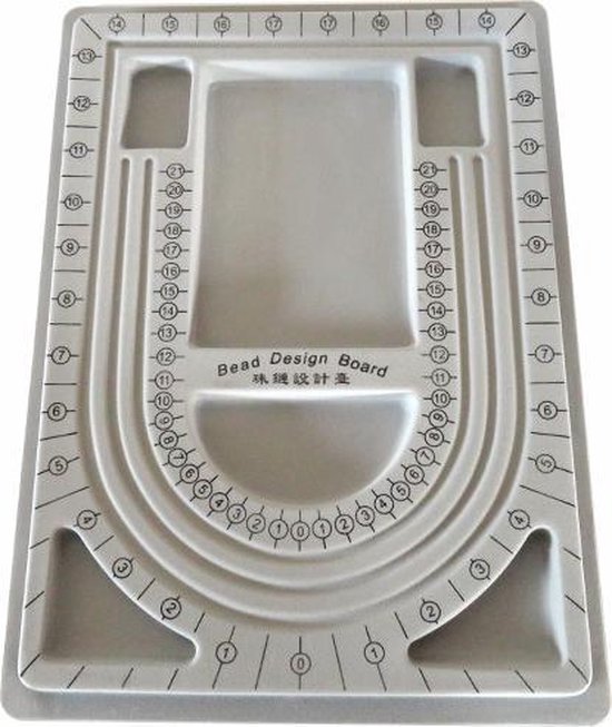 Kralenbord sieraden ontwerpen 24x32cm (A4) | bol.com