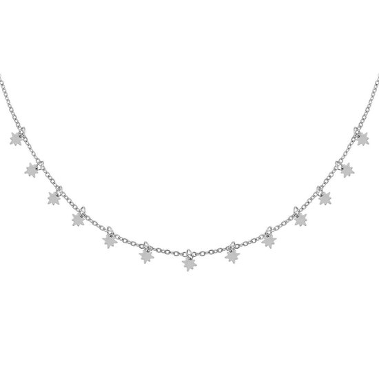 Yehwang Ketting mini morning star zilver